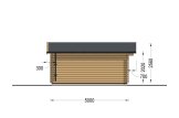 Caseta de jardín de madera DREUX (44 mm), 5x5 m, 25 m² specification 3