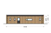 Casa de madera para vivir BELLA 3 RV (Aislada PLUS, 44 mm + revestimiento), 75 m² specification 4