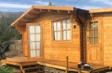 Caseta de jardín de madera WISSOUS (Aislada, 44+44 mm), 5x3 m, 15 m² customer 2