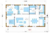 Casa prefabricada para vivir JULIA PV (Aislada PLUS, 44 mm + revestimiento), 95 m² specification 1