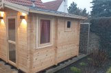 Sauna de exterior ELDA (44 mm), 2,5x2,9 m, 7 m² customer 1