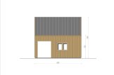 Casa de madera para jardin SARA S (44 mm + revestimiento), 27 m² specification 6