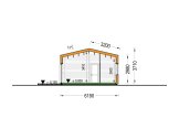 Casa de madera para vivir NICOLE RV (Aislada PLUS, 44 mm + revestimiento), 68 m² specification 6