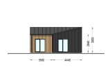 Casa de madera para vivir GINNY RV (Aislada PLUS, 44 mm + revestimiento), 49 m² specification 5