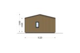 Casa prefabricada para vivir NICOLE PV (Aislada PLUS, 44 mm + revestimiento), 67 m² specification 3