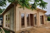 Casa de madera para jardín MAJA (66 mm), 7.5x4 m, 30 m² customer 1