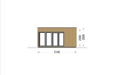 Casa de madera PREMIUM (Aislada, 34 mm + revestimiento), 6x5 m, 30 m² specification 3