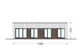Casa prefabricada para vivir BELLA 2 PV (Aislada PLUS, 44 mm + revestimiento), 60 m² specification 2
