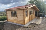 Caseta de jardín de madera CLARA (44 mm), 7x4 m, 28 m² customer 1