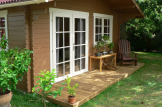 Caseta de madera para jardín WISSOUS (44 mm), 5x4 m, 20 m² customer 1