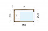 Oficina prefabricada de madera PREMIUM (Aislada, 34 mm + revestimiento), 5x4 m, 20 m² specification 6