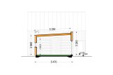 Casa prefabricada para vivir MIRABEL PV (Aislada PLUS, 44 mm + revestimiento), 70 m² specification 6