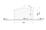 Caseta de jardín de madera OLYMP (34 mm), 4x3 m, 12 m² specification 6