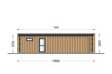 Casa de madera prefabricada PREMIUM S (Aislada, 34 mm + revestimiento), 10.5x4.5 m, 47 m² specification 4