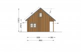 Casa de madera AURA S (66 mm + revestimiento), 100 m² + 35 m² porche specification 4