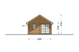 Casa de madera SCOOT S (34+34 mm), 27 m² + 9 m² altillo specification 3
