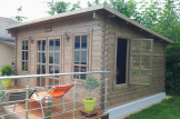 Caseta de jardín de madera ESSEX (44 mm), 5x4 m, 20 m² customer 1