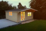Caseta de jardín de madera WISSOUS (Aislada, 44+44 mm), 5x5 m, 25 m² customer 3