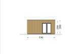 Casa de madera PREMIUM (34 mm + revestimiento), 6x5 m, 30 m² specification 5