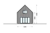 Casa de madera para vivir ALINA RV (Aislada PLUS, 44 mm + revestimiento), 46 m² specification 3