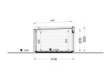 Oficina prefabricada de madera PREMIUM (34 mm + revestimiento), 7x4 m, 25 m² specification 6