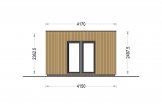 Oficina prefabricada de madera PREMIUM (Aislada PLUS, 34 mm + revestimiento), 7x4 m, 28 m² specification 3