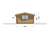 Caseta de jardín de madera RENNES (34 mm), 4x3 m, 12 m² specification 2