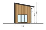 Casa de madera para vivir SOPHIA RV (Aislada PLUS, 34 mm + revestimiento), 20 m² specification 4