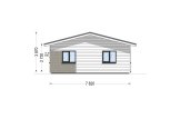 Casa prefabricada para vivir JULIA PV (Aislada PLUS, 44 mm + revestimiento), 95 m² specification 3