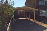 Cochera de madera CLASSIC, 3x6 m customer 2