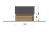 Casa de madera para vivir KARINA (Aislada, 34 mm + revestimiento), 46 m² specification 4