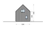 Casa de madera para vivir ALINA RV (Aislada PLUS, 44 mm + revestimiento), 46 m² specification 5