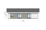 Casa prefabricada para vivir PAULA PV (Aislada PLUS, 44 mm + revestimiento), 118 m² specification 5