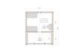 Casa de madera para jardin SARA S (44 mm + revestimiento), 27 m² specification 2