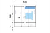 La casa LIVINGTON S (Aislada, 44+44 mm), 50 m² specification 2