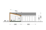 Casa de madera para vivir GINNY (Aislada, 34 mm + revestimiento), 49 m² specification 7