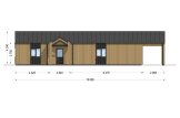 Casa de madera para vivir TESSA RV (Aislada PLUS, 44 mm + revestimiento), 130 m² specification 4