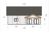 Casa de madera VERA (44+44 mm), 132 m² + 13.5 m² porche specification 7