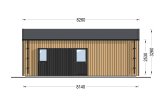 Casa de madera para vivir ANGELA (Aislada, 44 mm + revestimiento), 43 m² specification 4