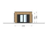 Oficina prefabricada de madera PREMIUM (34 mm + revestimiento), 7x4 m, 25 m² specification 5