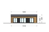 Casa de madera para vivir SELENE (Aislada, 44 mm + revestimiento), 54 m² specification 2