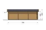 Garaje de madera CLASSIC (34 mm), 4x7.5 m, 30 m² specification 5