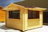 Kiosco de madera (28 mm), 3x3 m, 9 m² customer 1