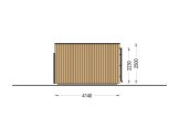 Oficina prefabricada de madera PREMIUM (34 mm + revestimiento), 7x4 m, 25 m² specification 3
