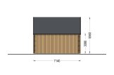 Casa de madera ALINA (34 mm + revestimiento), 46 m² specification 4