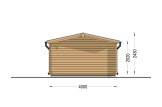 Caseta de jardín de madera LILLE (34 mm), 4x3 m, 12 m² specification 4