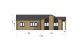 Casa de madera para vivir TESSA RV (Aislada PLUS, 44 mm + revestimiento), 130 m² specification 5