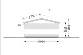 Caseta de jardín de madera DREUX S (34 mm), 5x4 m, 20 m² specification 4