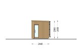 Sauna de exterior OKO (34 mm + revestimiento), 2.3x2.3 m, 4.1 m² specification 5