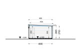 Casa de madera prefabricada PREMIUM S (Aislada, 34 mm + revestimiento), 10.5x4.5 m, 47 m² specification 6